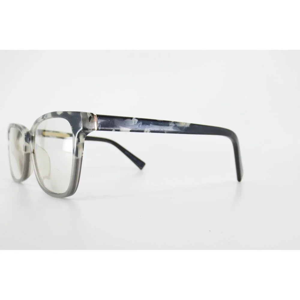Christian Siriano Eyeglass Frames Marbled Black White Rectangular 51-17-135